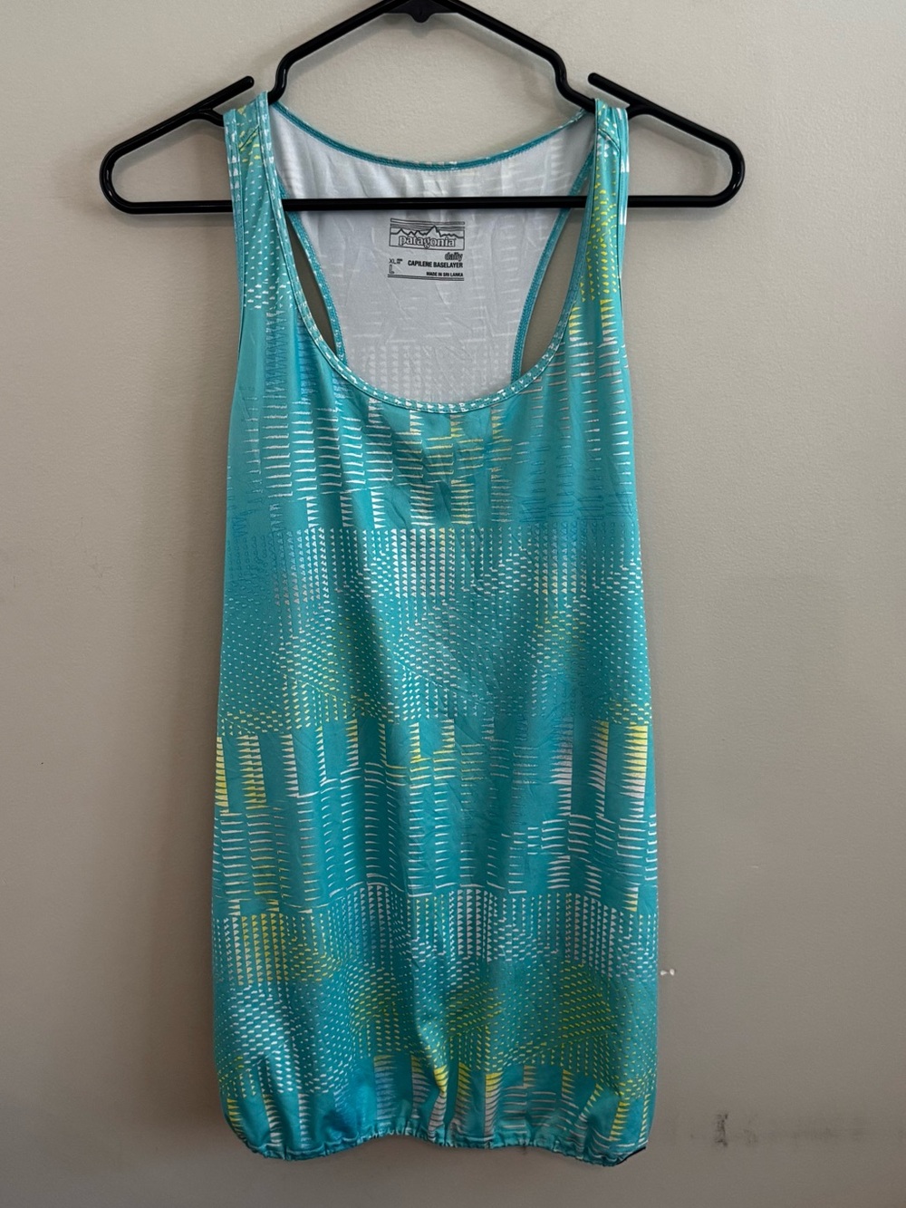 Patagonia Capilene Daily Women’s XL Racerback Tank Top Baselayer